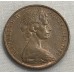 AUSTRALIA 1984 . TWO 2 CENTS COIN . FRILLED NECK LIZARD